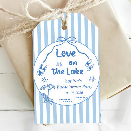 Love On The Lake Meidenavondfeest Cadeaulabel