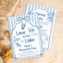 Love On The Lake Meidenavondfeest Kaart