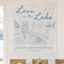 Love on the Lake vrijgezellenfeest Banner