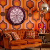 Love On The Line Pink Marble Romantic Couple’s Dartbord