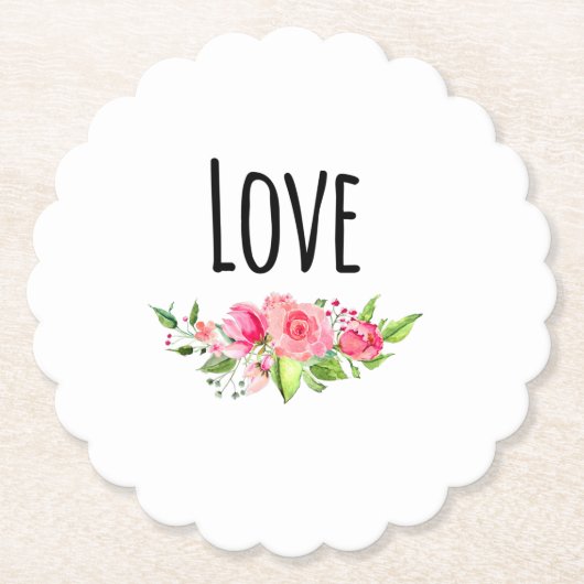 *~* LOVE ONDERZETTER EMOTO Flower Bouquet (Voorkant)