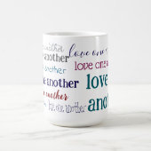 Love one another  coffee mug koffiemok (Center)