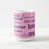 Love one another  coffee mug koffiemok (Center)
