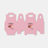 Love One Chocolate in Time Funny Quote Bedankdoosjes (Uitgevouwen)