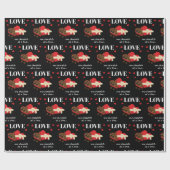 Love One Chocolate in Time Funny Quote Cadeaupapier (Vlak)