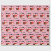 Love One Chocolate in Time Funny Quote Cadeaupapier (Vlak)