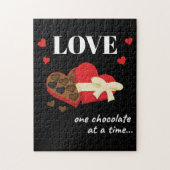 Love One Chocolate in Time Funny Quote Legpuzzel (Verticaal)