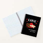 Love One Chocolate in Time Funny Quote Notitieboek (Binnen)