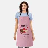 Love One Chocolate in Time Funny Quote Schort (Gedragen)