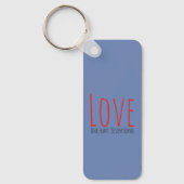 Love - One Heart. Seven Forms Acrylic Keychain (Voorkant)