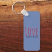 Love - One Heart. Seven Forms Acrylic Keychain (Voorkant)