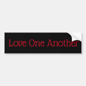 Love One Weer Bumpersticker (Voorkant)