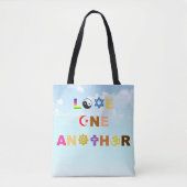 Love One Weer Canvas tas (Voorkant)