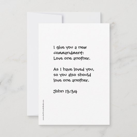 Love One Weer Kaart (Achterkant)