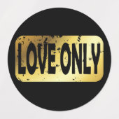 Love only T-shirt Labels (Design 2)