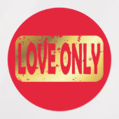 Love only T-shirt Labels (Design 1)