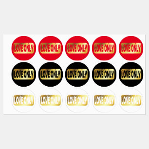 Love only T-shirt Labels