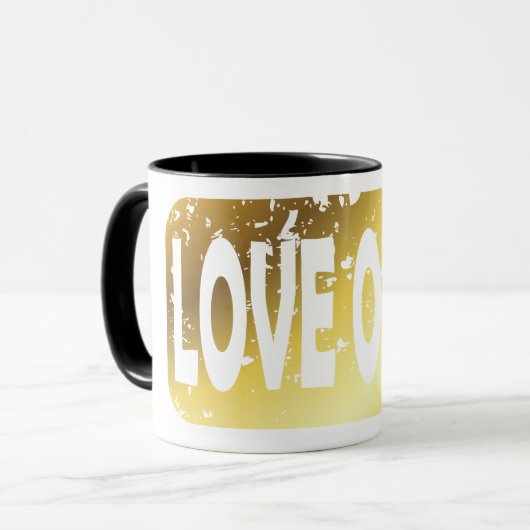 Love only T-shirt Mok (Voorkant links)