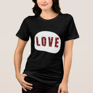 LOVE Ontworpen Vrouwen Tri-Blend Shirt