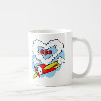 Love Opa Kinder Airplane Koffiemok