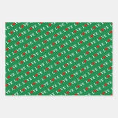 LOVE Oranje Lavender Green Inpakpapier Vel (Voorkant)