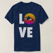 Love Orca Killer Whale Orca Lover T-shirt (Design voorkant)