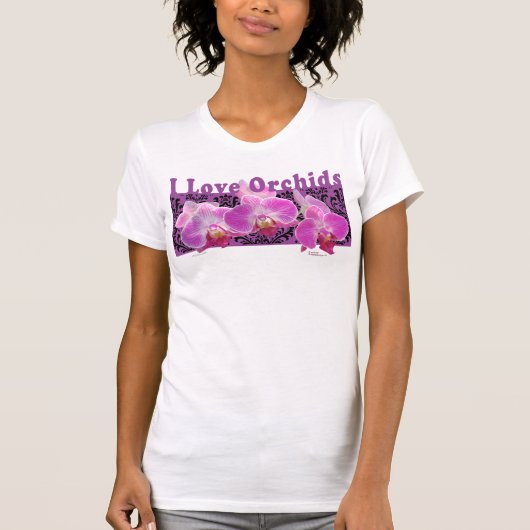 Love Orchids 2 Jersey T-Shirt (Voorkant)
