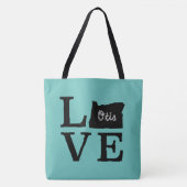 LOVE Otis Rope Black Tote Bag (Voorkant)
