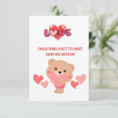 Love our story card kaart (Staand voorkant)