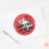 Love Out Loud - Nog meer harten - Ronde Sticker (Envelop)