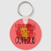 Love Out Loud Sleutelhanger (Voorkant)