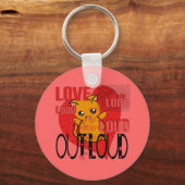 Love Out Loud Sleutelhanger (Voorkant)