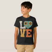 Love Outfit  Videospel Kostuum Retro Gamin T-shirt (Voorkant volledig)