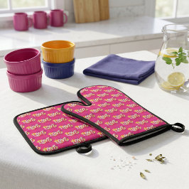 LOVE Ovenwant en pannenlap Set