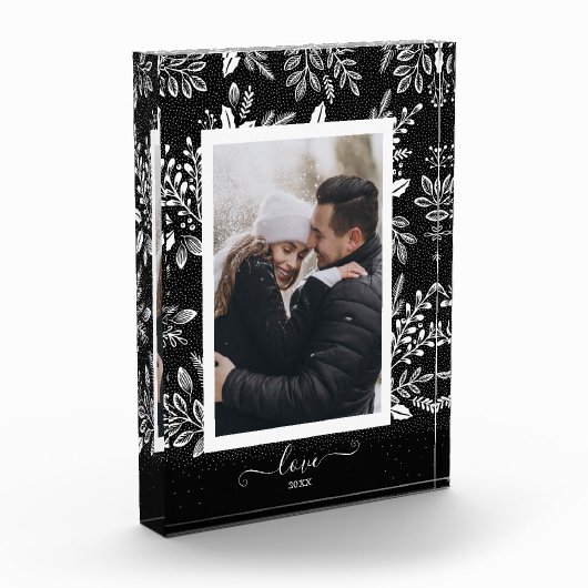 LOVE Overlay Elegante Botanische Familie Fotoblokken (Links)