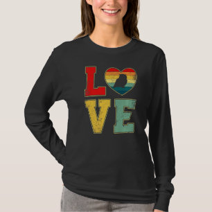 Love Owl Retro 70s Hart Farm Animals T-shirt