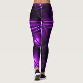 Love Paars Leggings (Achterkant)