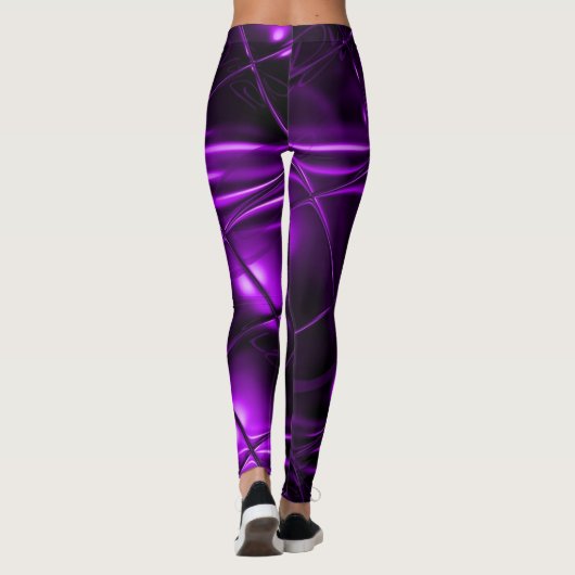 Love Paars Leggings (Achterkant)