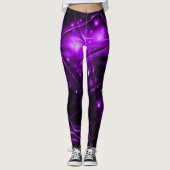 Love Paars Leggings (Voorkant)