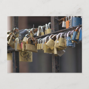 Love Padlocks, Prague Briefkaart