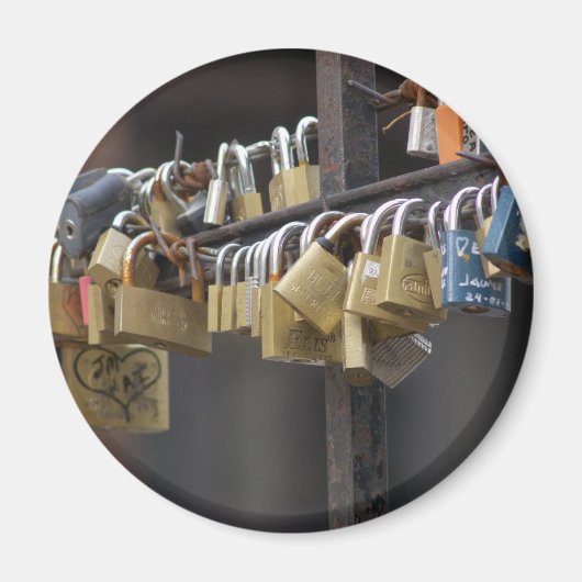 Love Padlocks, Prague Magneet (Voorkant)