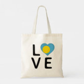 Love - Palau Flag Tote Bag (Achterkant)
