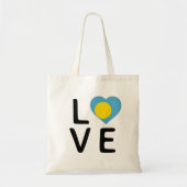 Love - Palau Flag Tote Bag (Voorkant)