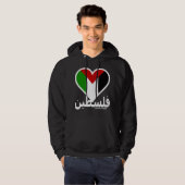 Love Palestine Hoodie (Voorkant volledig)