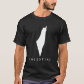 Love Palestine Map T-shirt (Voorkant)
