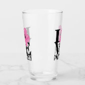 LOVE Palm Beach Roze Glas (Links)