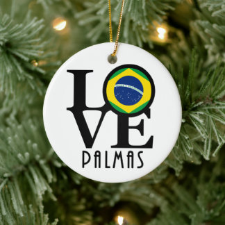 LOVE Palmas Keramisch Ornament