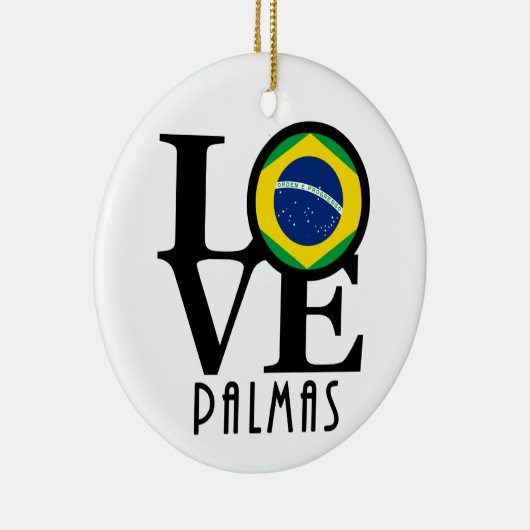 LOVE Palmas Keramisch Ornament (Rechts)