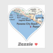 Love Panama City Beach FL Sticker (Vel)