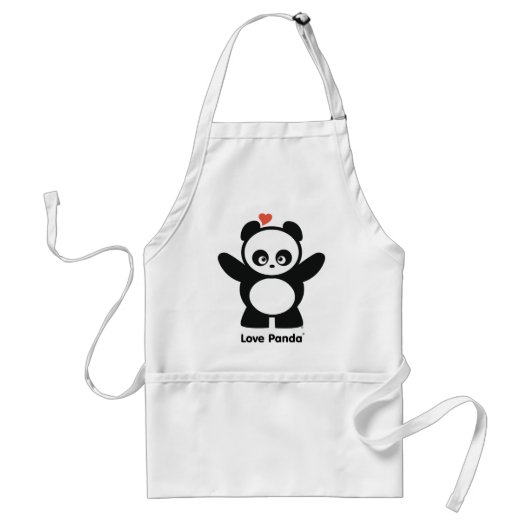 Love Panda® Apron Standaard Schort (Voorkant)
